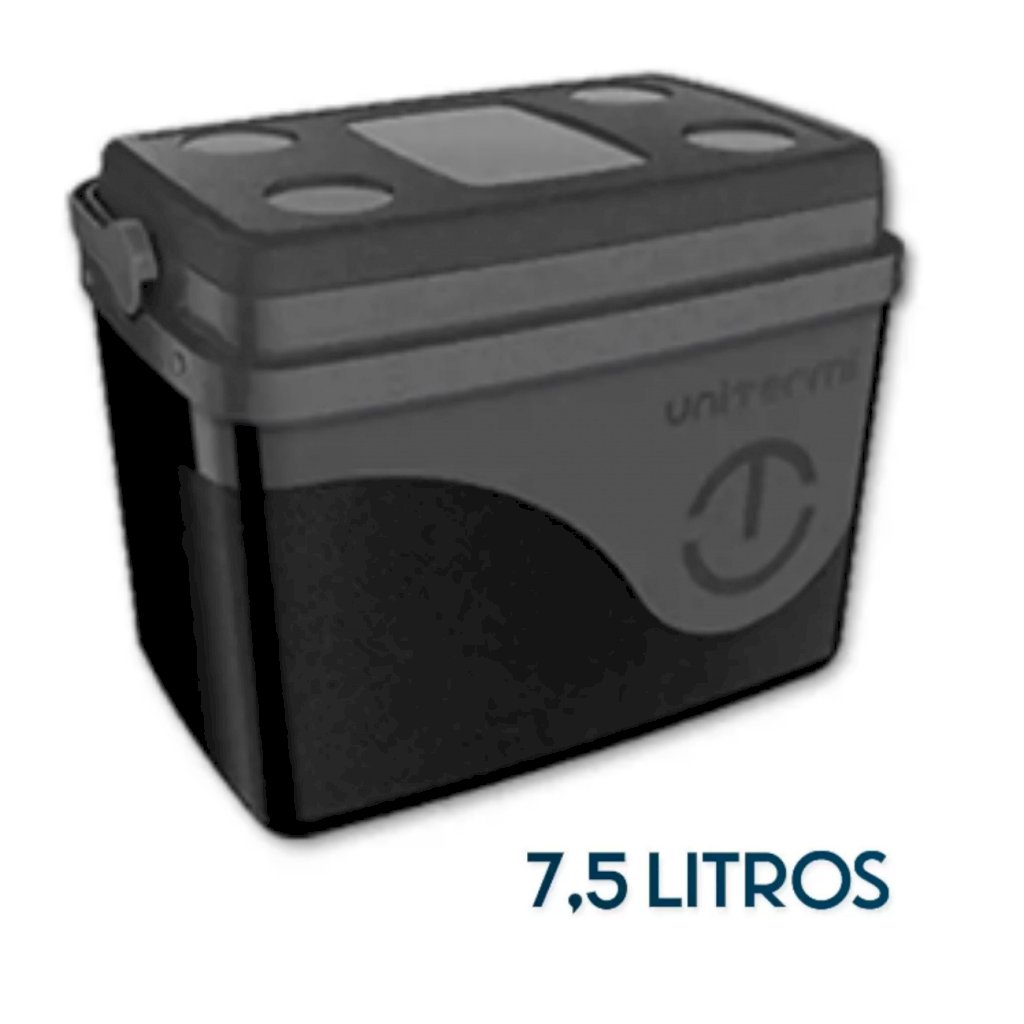 Caixa Térmica Floripa Preto Eco 7,5 Litros - 71113