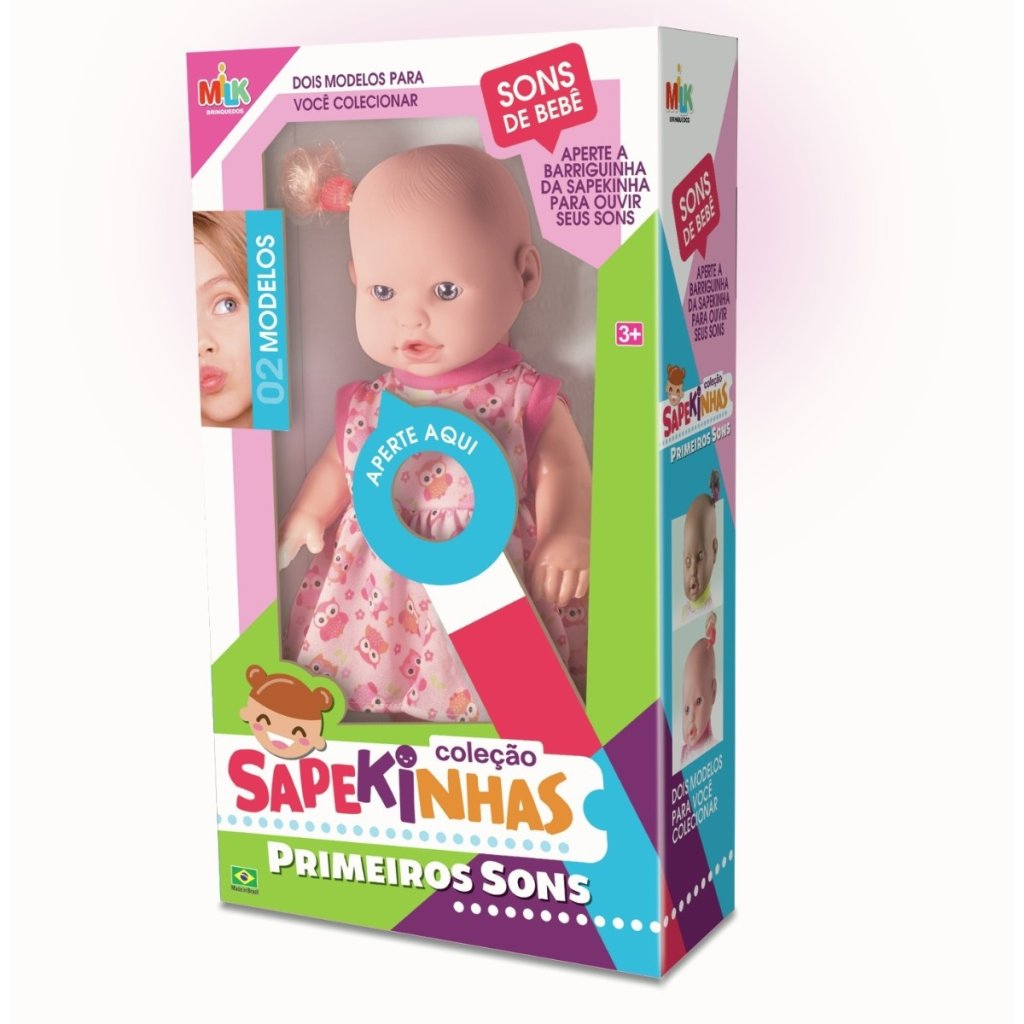 Boneca Sapekinha Primeiros Sons - MK478