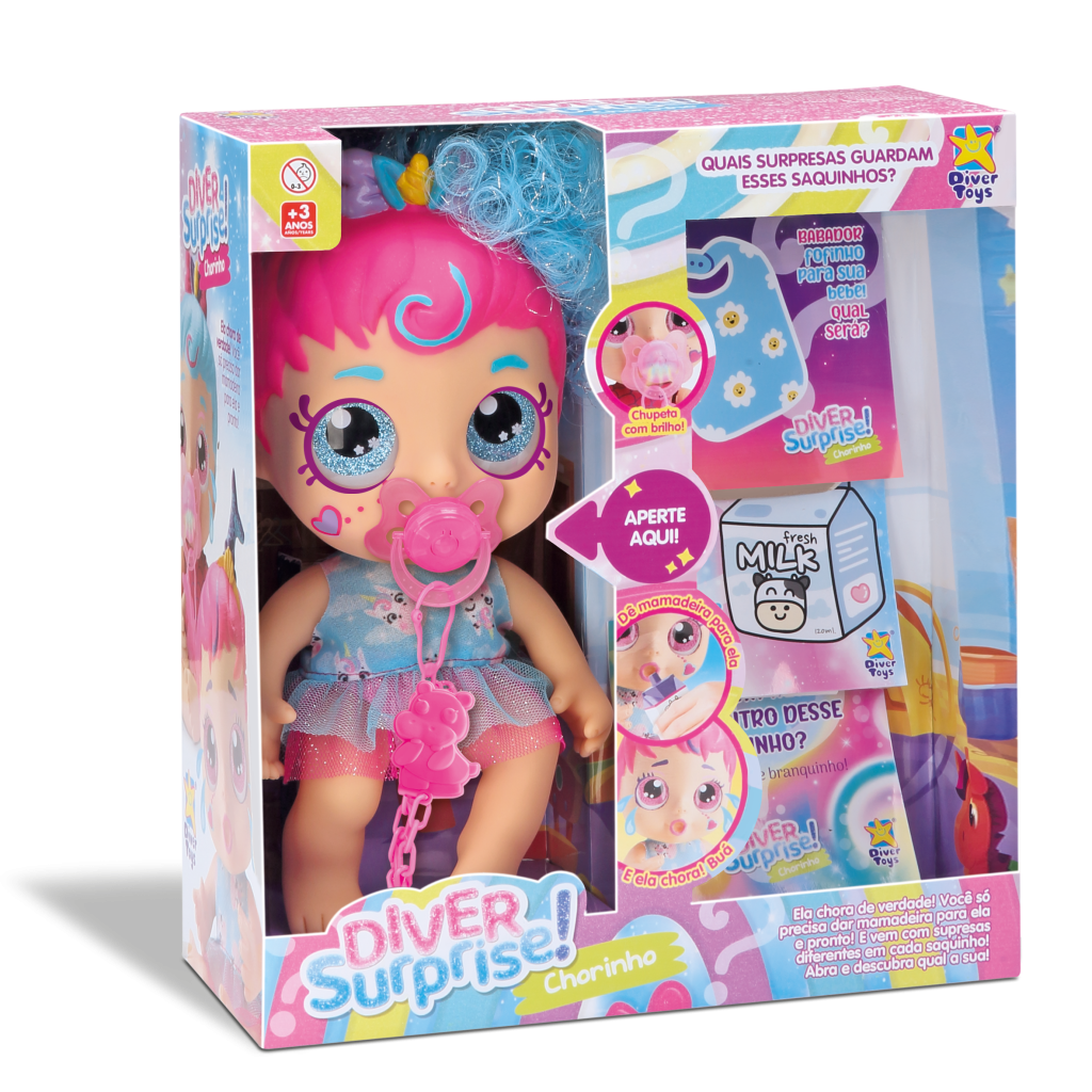 Boneca Diver Surprise Baby Mama e Chora - 8235