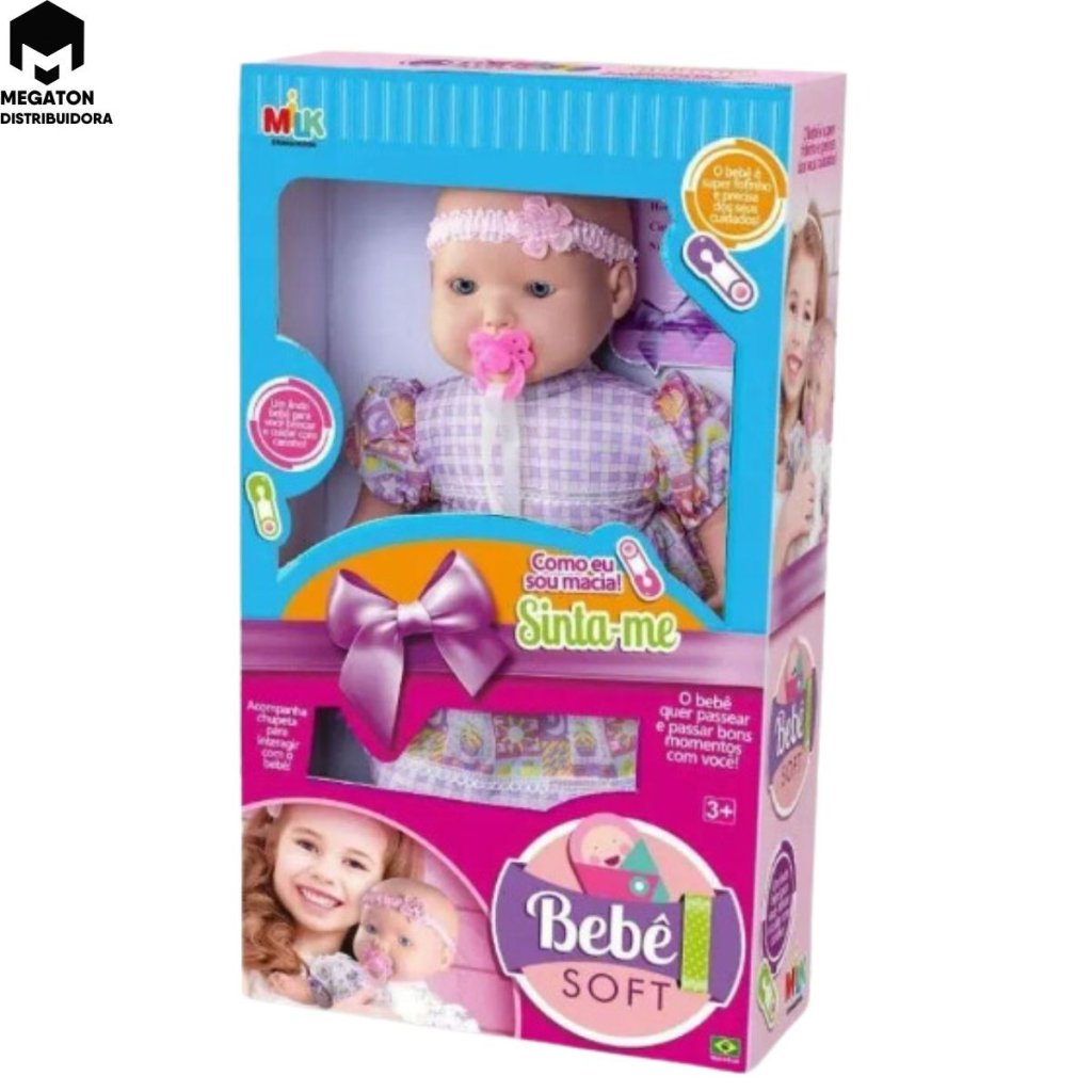 Boneca Bebe Soft - MK652