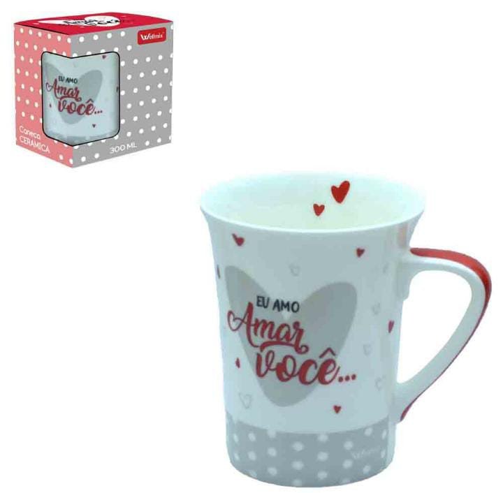 Caneca de Porcelana na Caixa