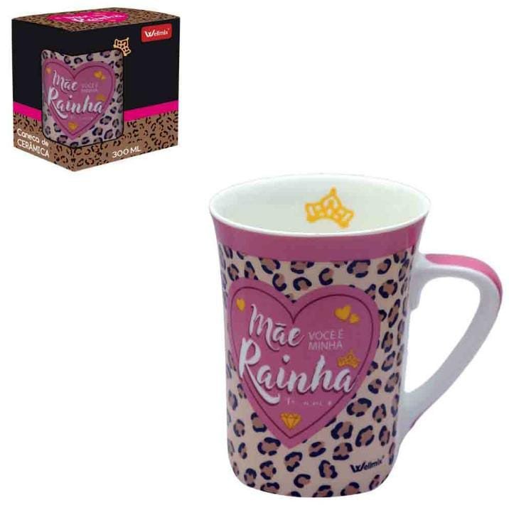 Caneca De Porcelana Dia Das Mães - Com Caixa