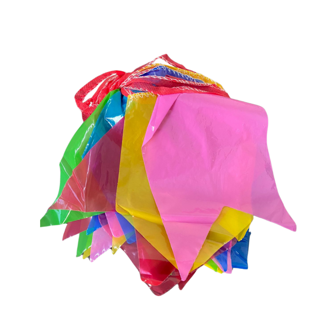 Bandeirinha de plastico 10mts