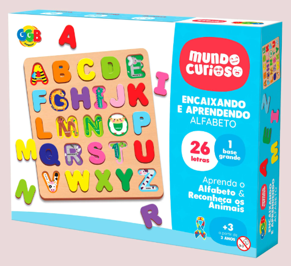 Encaixando e Aprendendo - Alfabeto - 1120