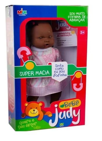 Boneca Bebe Judy Negra - 469