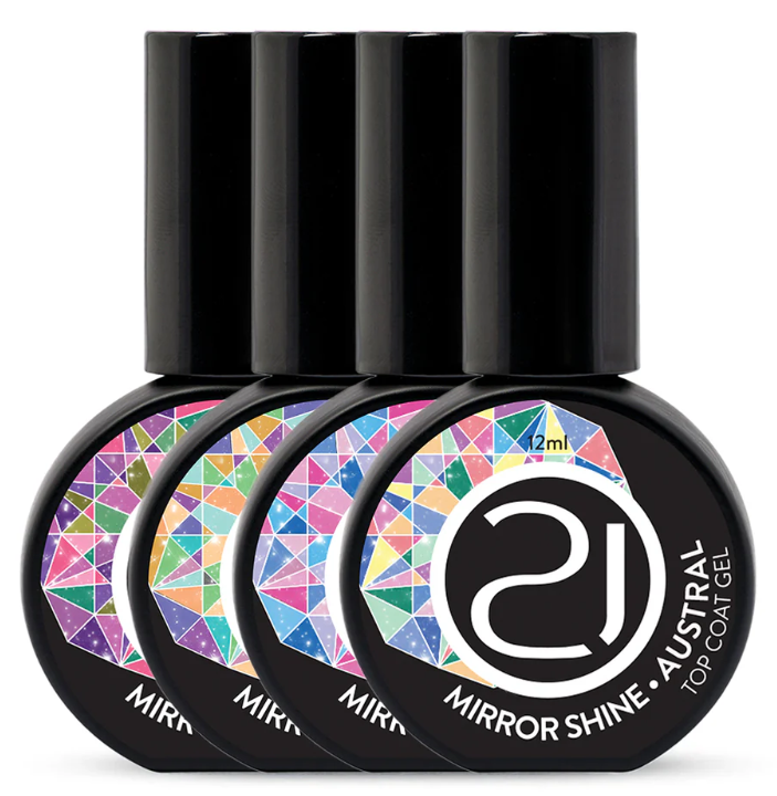 TOP COAT MIRROR SHINE CONSTELAÇÃO NAILS 21