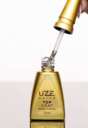 TOP COAT GLITTER FOFÍNEO 12ML - UZE NAILS