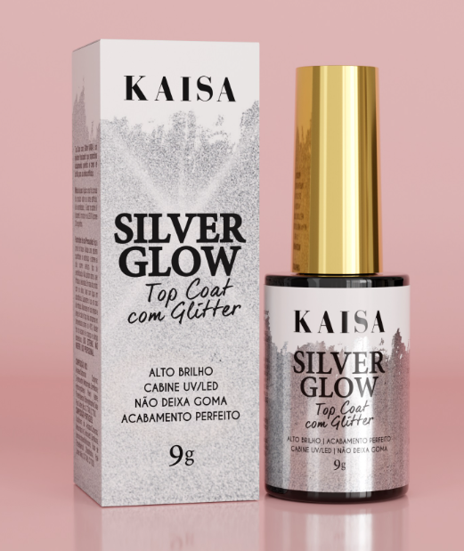 TOP COAT COM GLITTER KAISA 9G