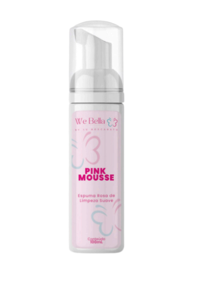 Espuma Rosa De Limpeza Suave Pink Mousse We Bella 100ML