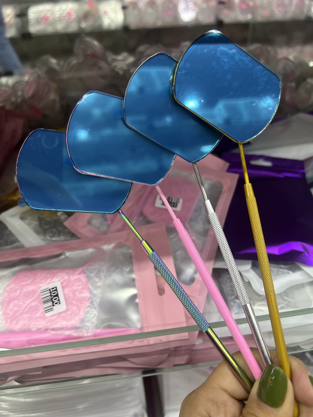 Espelho de precisão para cílios (quadrado)