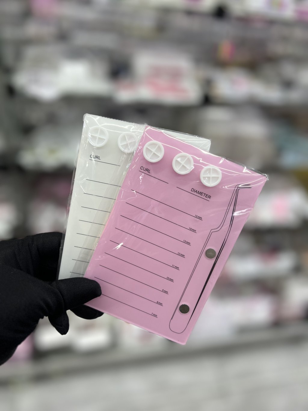 Placa para cílios e pinça /suporte para cílios e pinça 