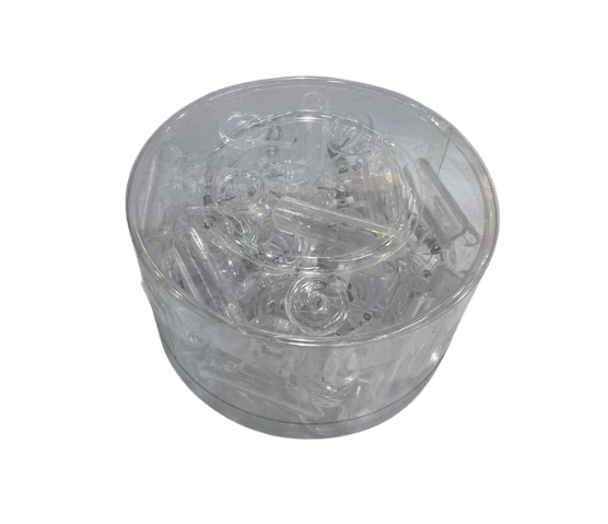 24UN PRESILHA ACRILICA TRANSPARENTE 31MM