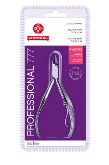 Alicate de Cutícula 777 Professional Aço Inox Mundial