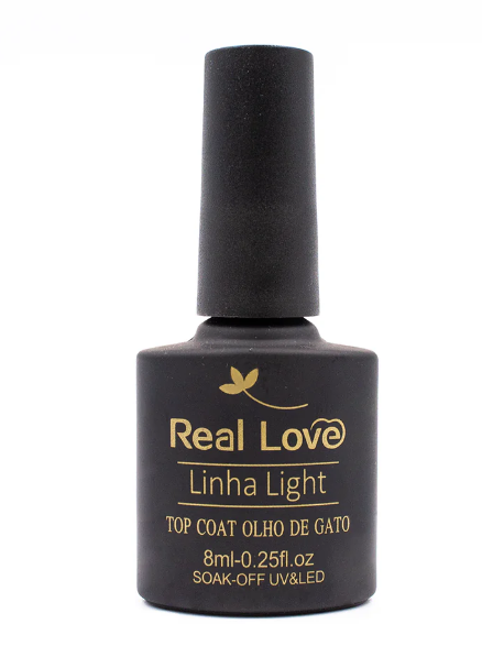 TOP COAT OLHO DE GATO REAL LOVE 8ML