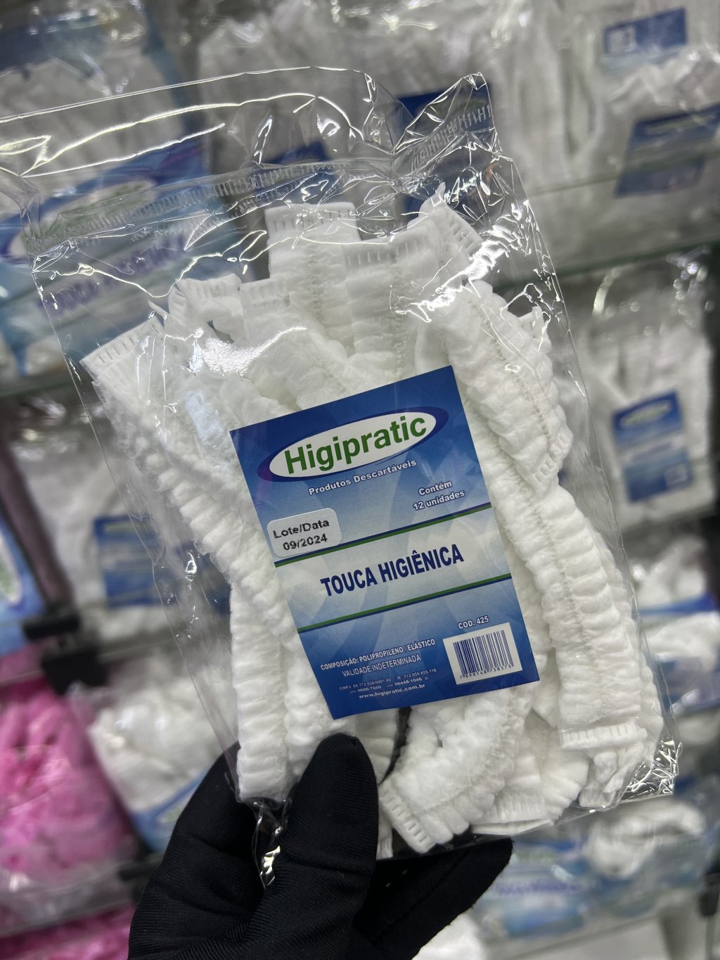 Touca higienica branca 