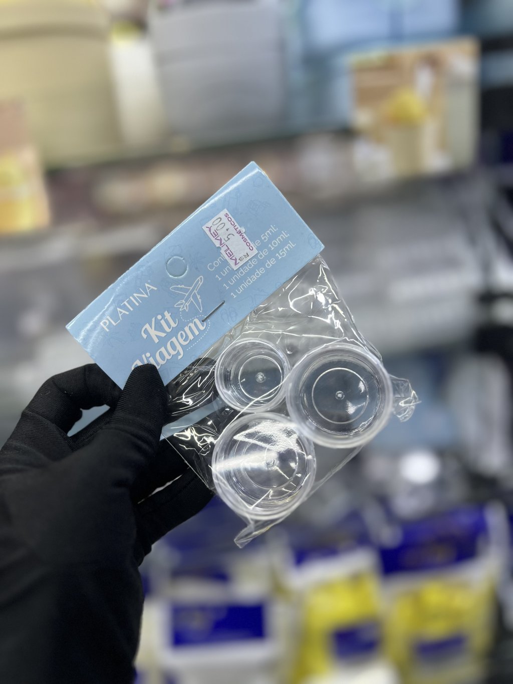 Kit viagem(3 potinhos )