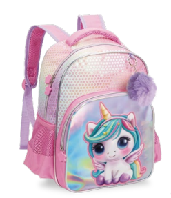 MOCHILA 16'' UNICORNIO 3D