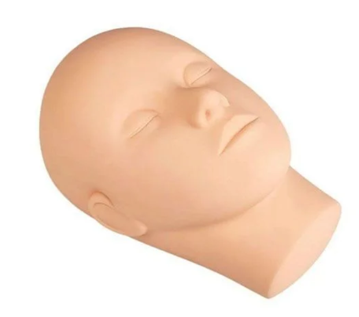 CABEÇA PARA TREINO DE EXTENSAO DE CILIOS