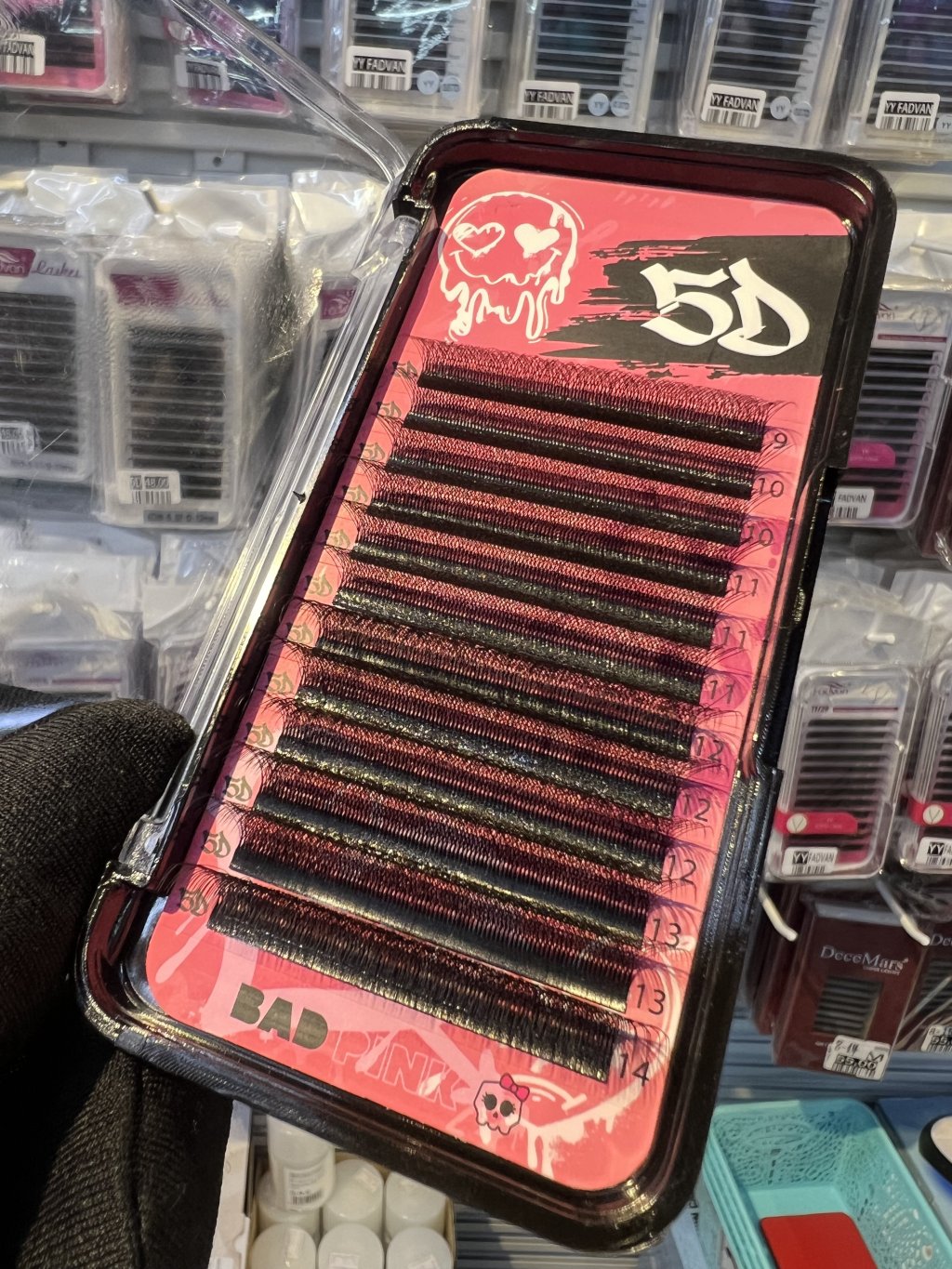 Cilios 5D BAD PINK 0.07D