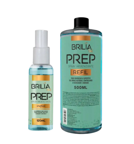 PREP SPRAY HIGIENIZANTE  BRILIA NAILS(VERDE)