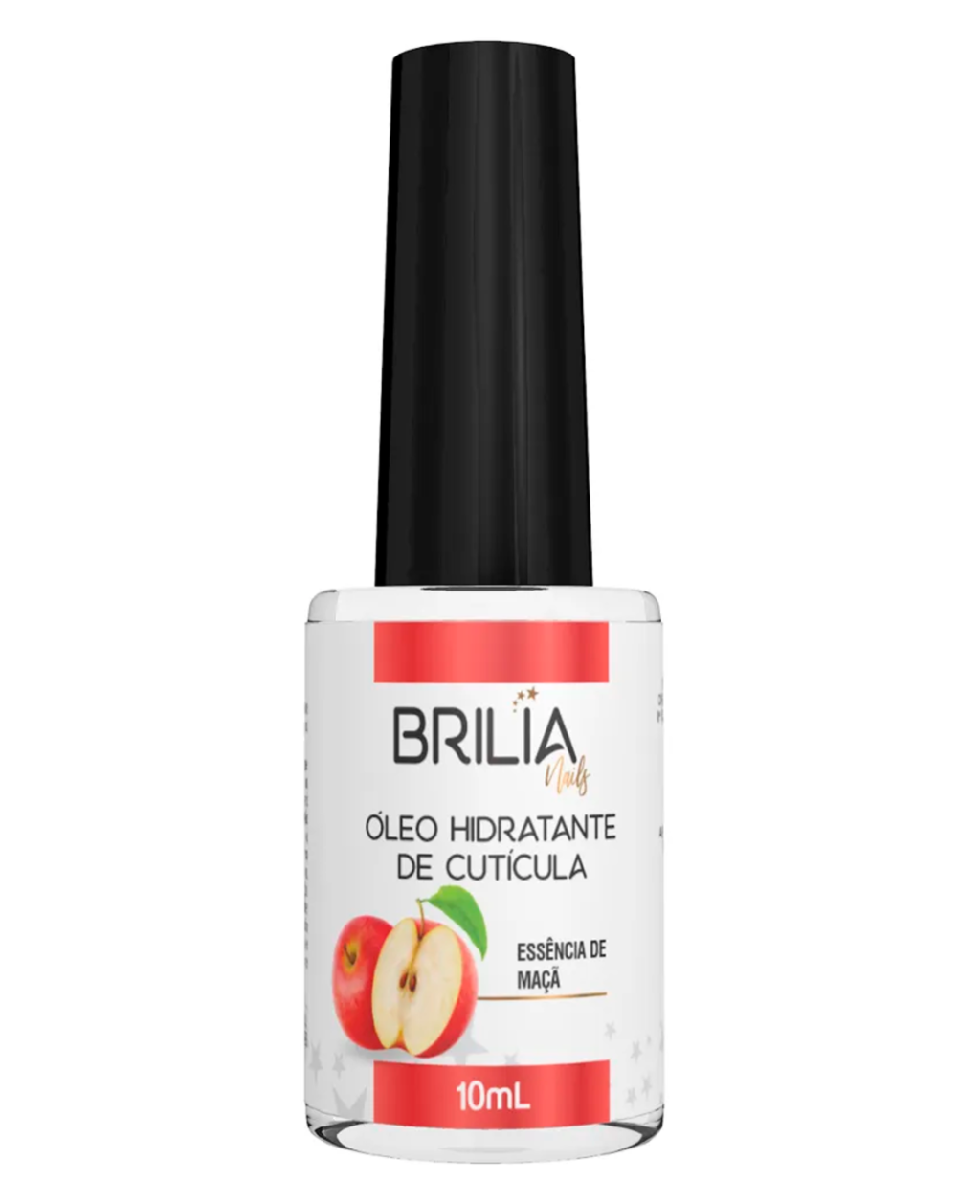 ÓLEO DE CUTÍCULAS MAÇÃ BRILIA NAILS 10ML