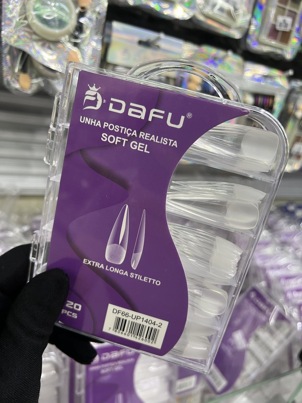 UNHA SOFT GEL DAFU EXTRA LONGA STILETTO
