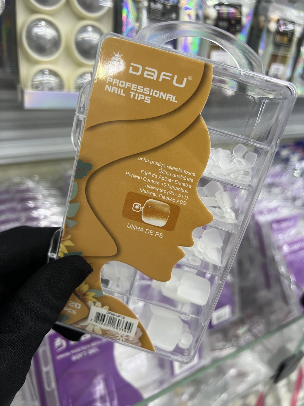 UNHA POSTIÇA DE PE DAFU