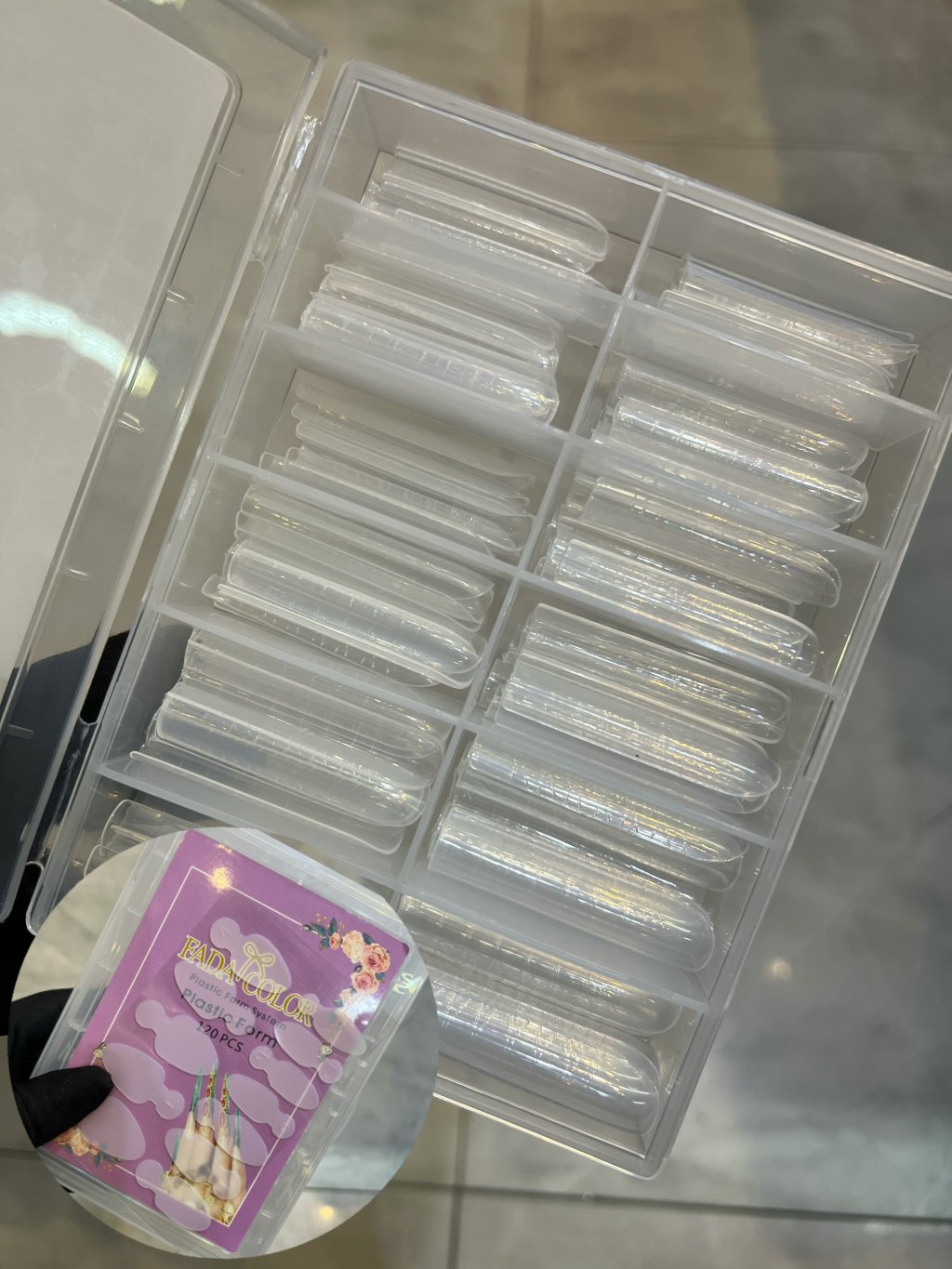 MOLDE F1 FADA COLOR QUADRADA LONGA