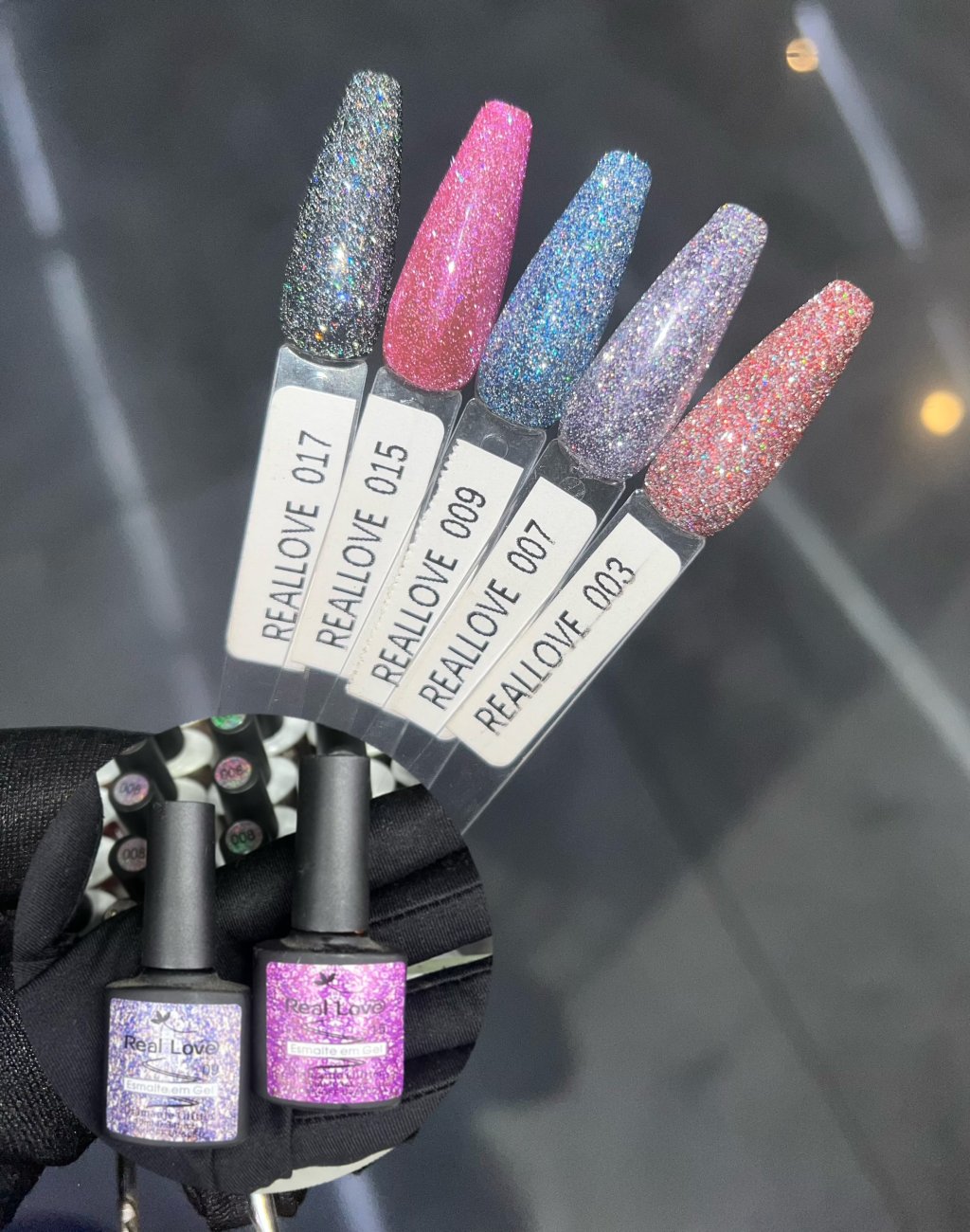 ESMALTE EM GEL REFLETIVO REAL LOVE