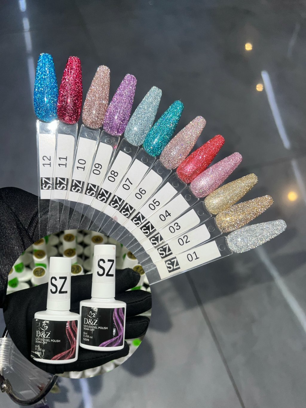 ESMALTE EM GEL REFLETIVO D&Z - 8ML
