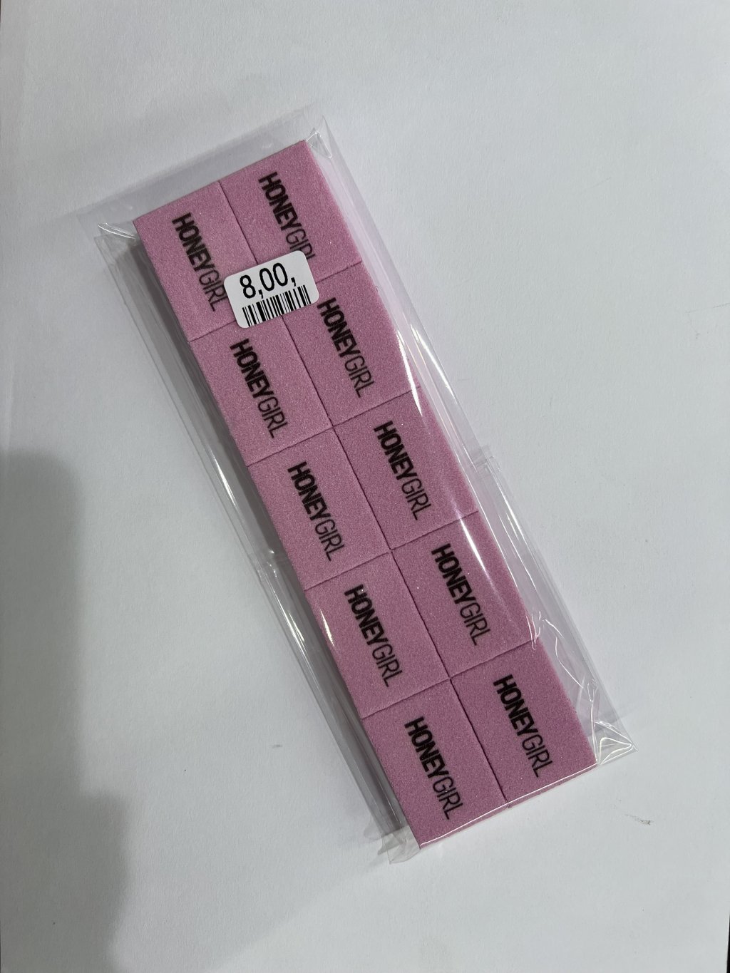 PACOTE 10 MINI LIXAS QUADRADAS HONEY GIRL