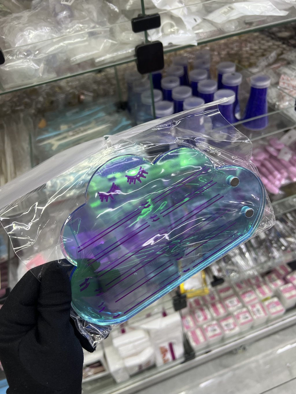 SUPORTE PARA CHOCOTE/PINÇA DE CILIOS(NUVEM)