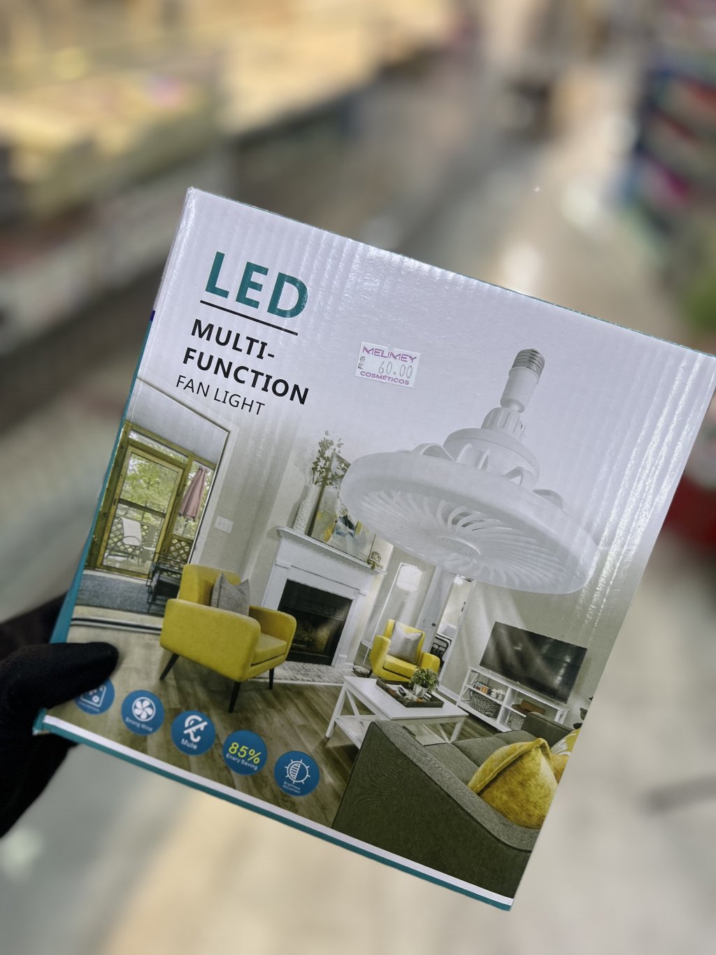 LAMPADA LED MUITI-FUNÇÃO VENTILADOR