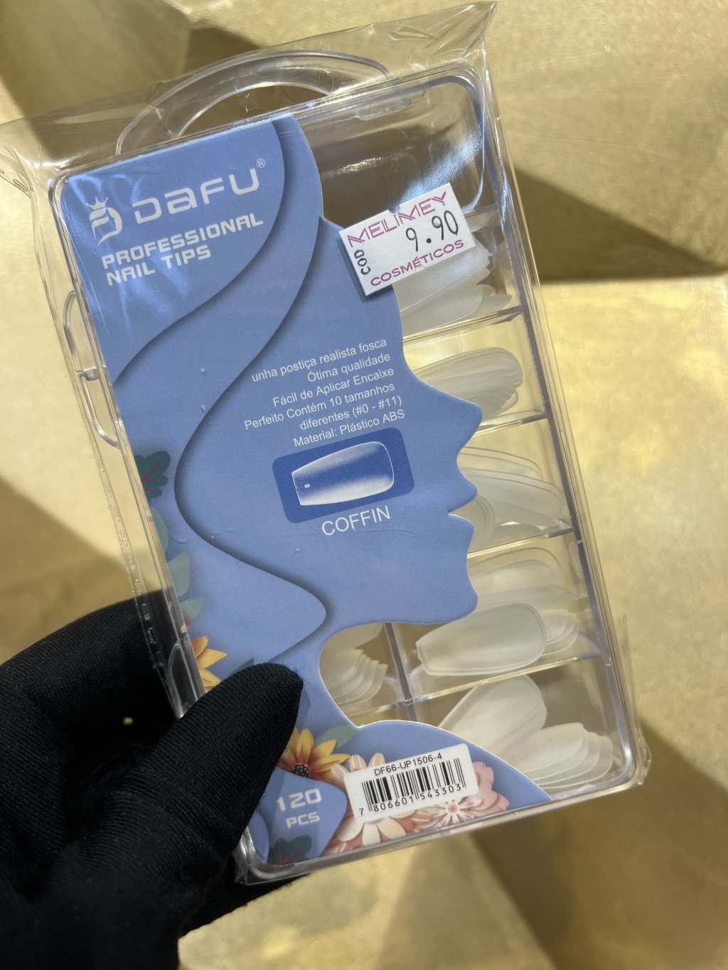 UNHA FOSCA DAFU(caixinha azul)