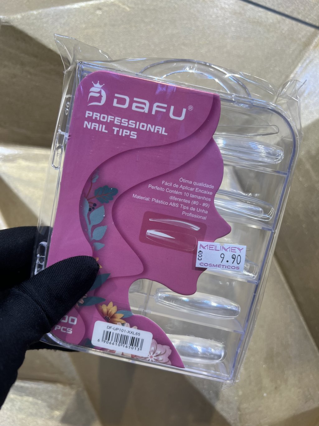 UNHA EXTRA LONGA DAFU(caixinha pink)