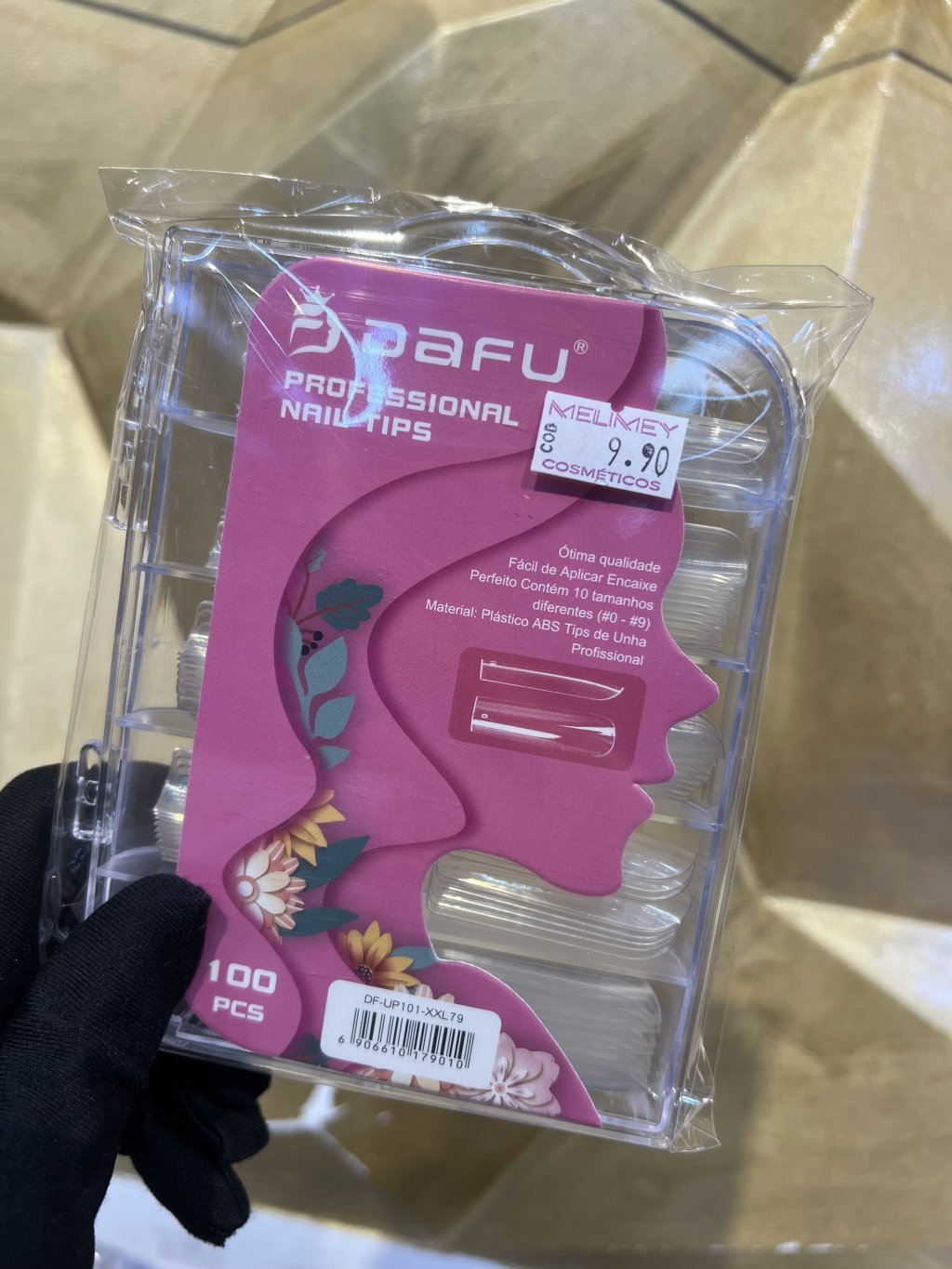 UNHA DAFU EXTRA LONGA(caixinha pink)