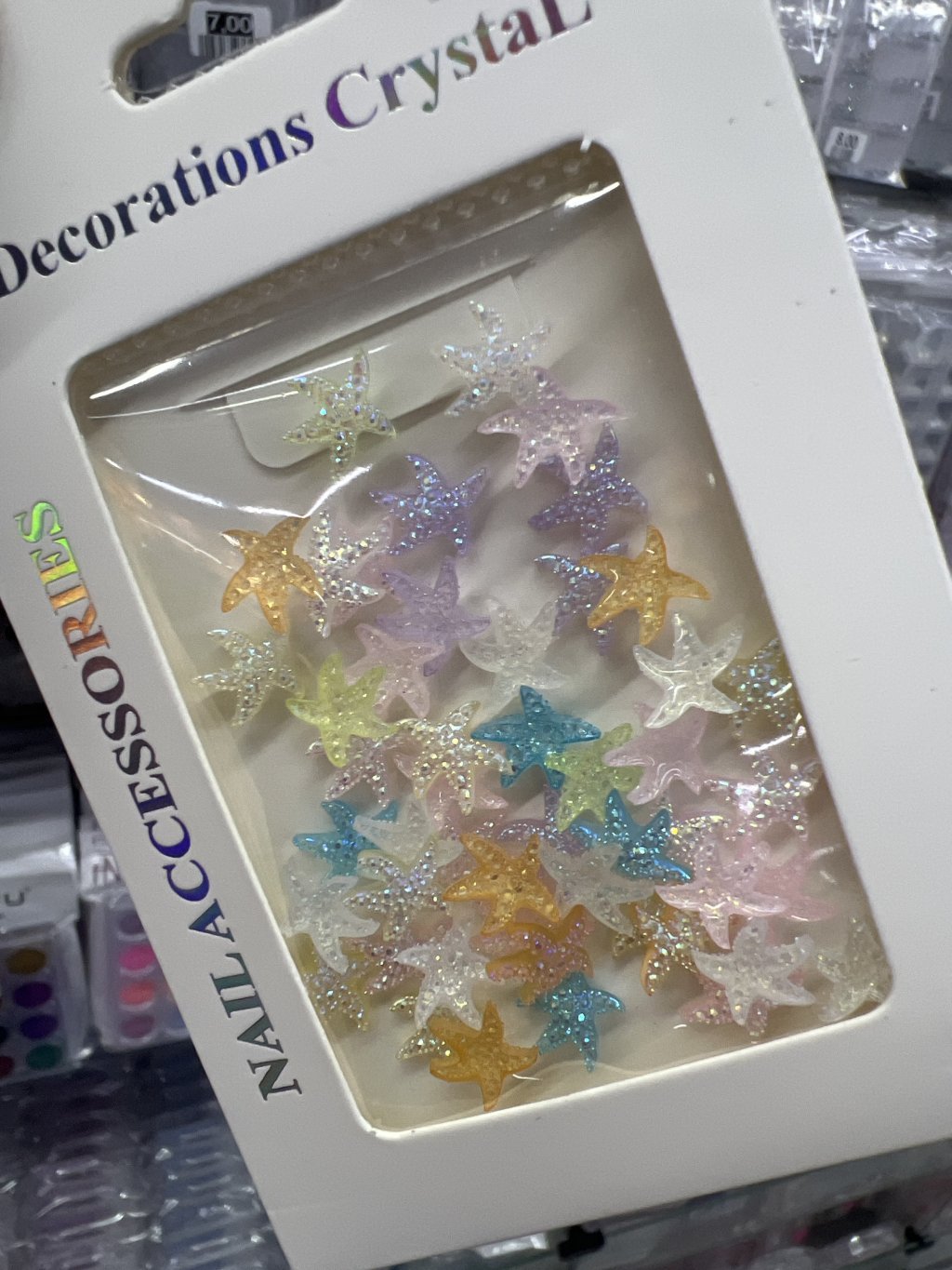 DECORAÇÃO DE UNHA ESTRELA DO MAR REAL LOVE GOS105