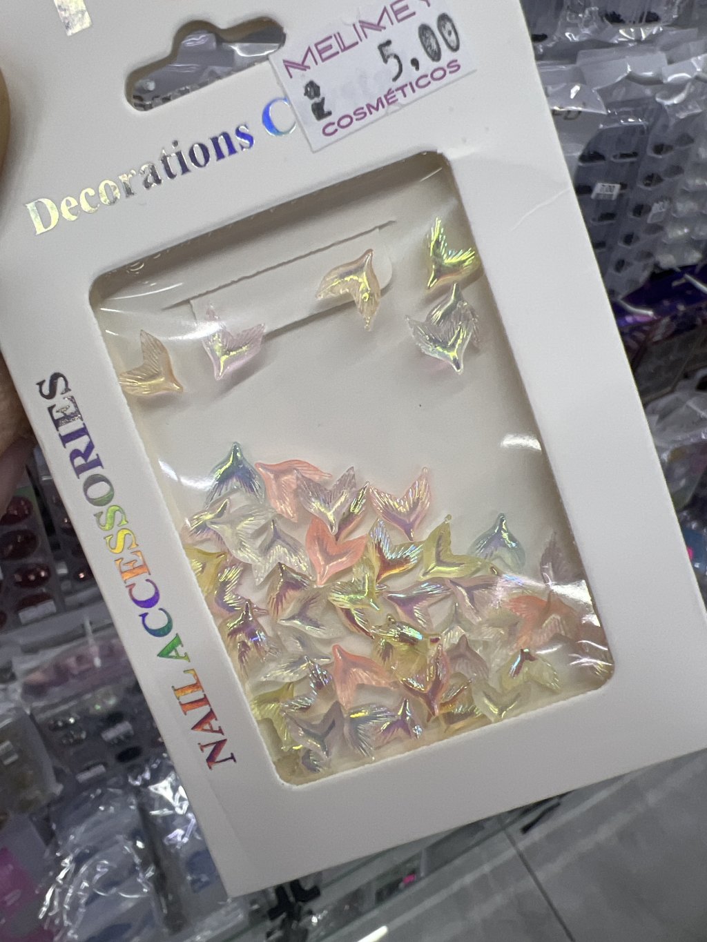 DECORAÇÃO DE UNHA SEREIA REAL LOVE GOS104