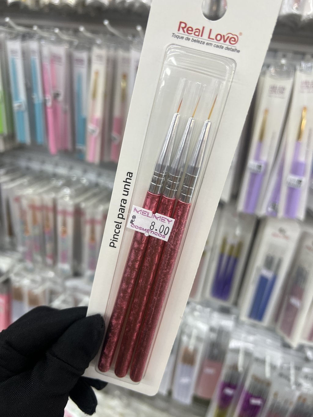 KIT PINCEL FINO REAL LOVE 