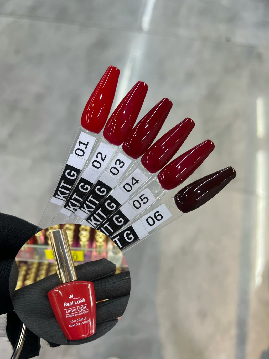 ESMALTE EM GEL REAL LOVE KIT G - 10ML