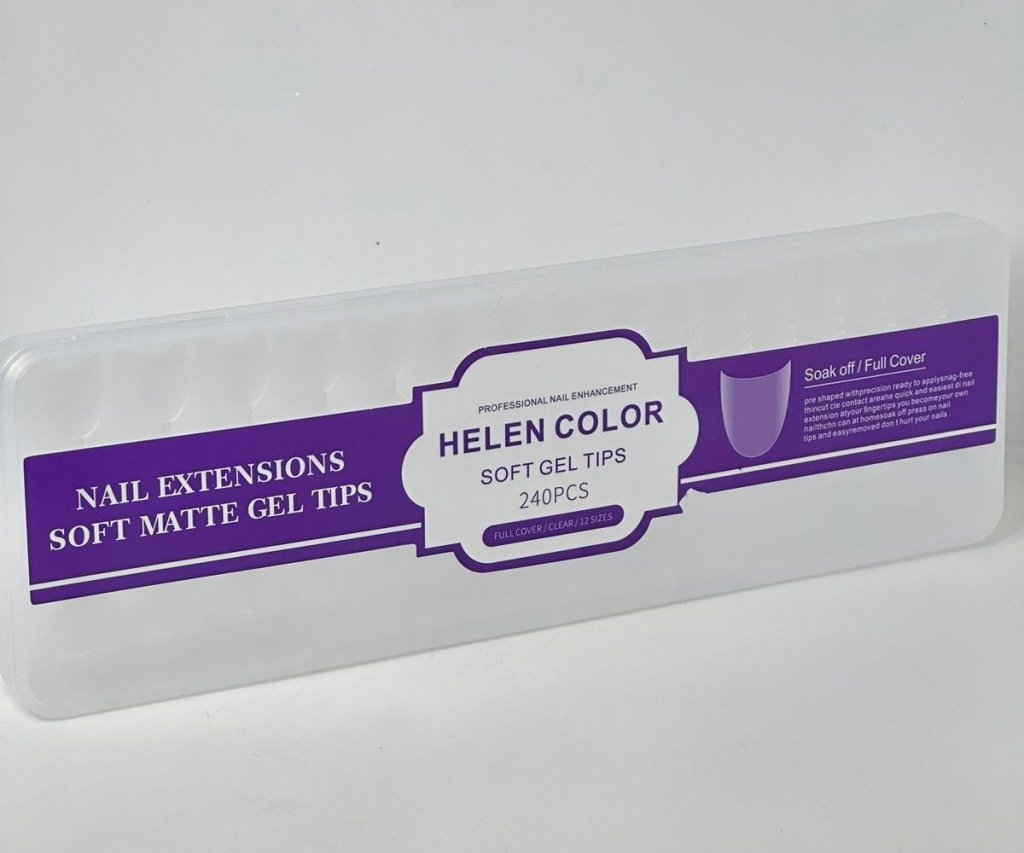 TIPS SOFT MATTE GEL HELEN COLOR REDONDO
