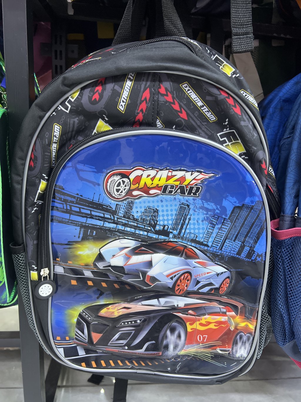 MOCHILA CRAZY CAR NOVA RIO