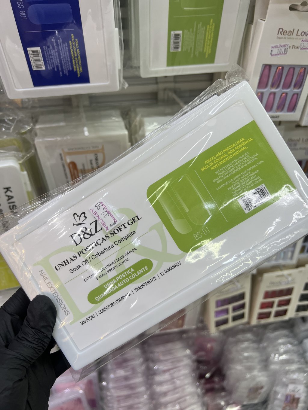 Unha soft gel D&Z qudrada