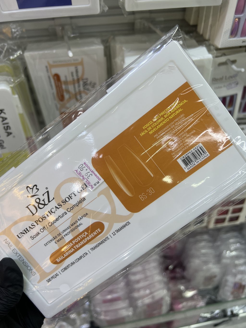 Unha soft gel D&Z bailarina 