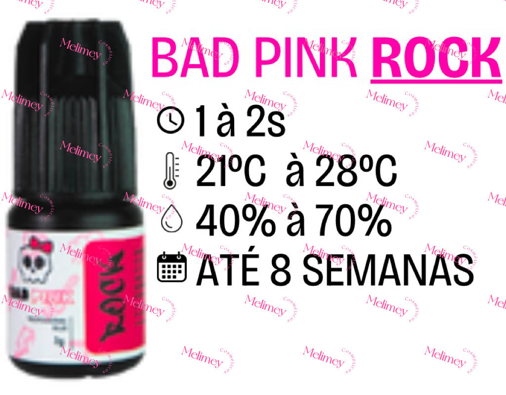 ADESIVO/COLA BAD PINK ROCK 3G