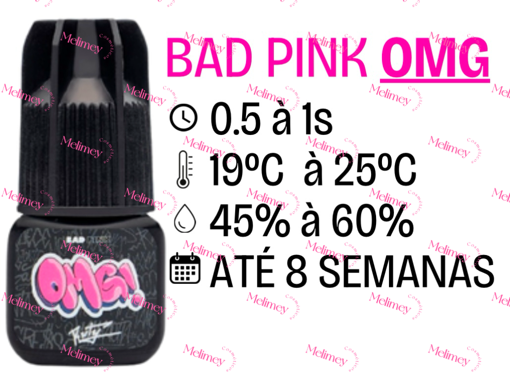 ADESIVO/COLA BAD PINK OMG 3G