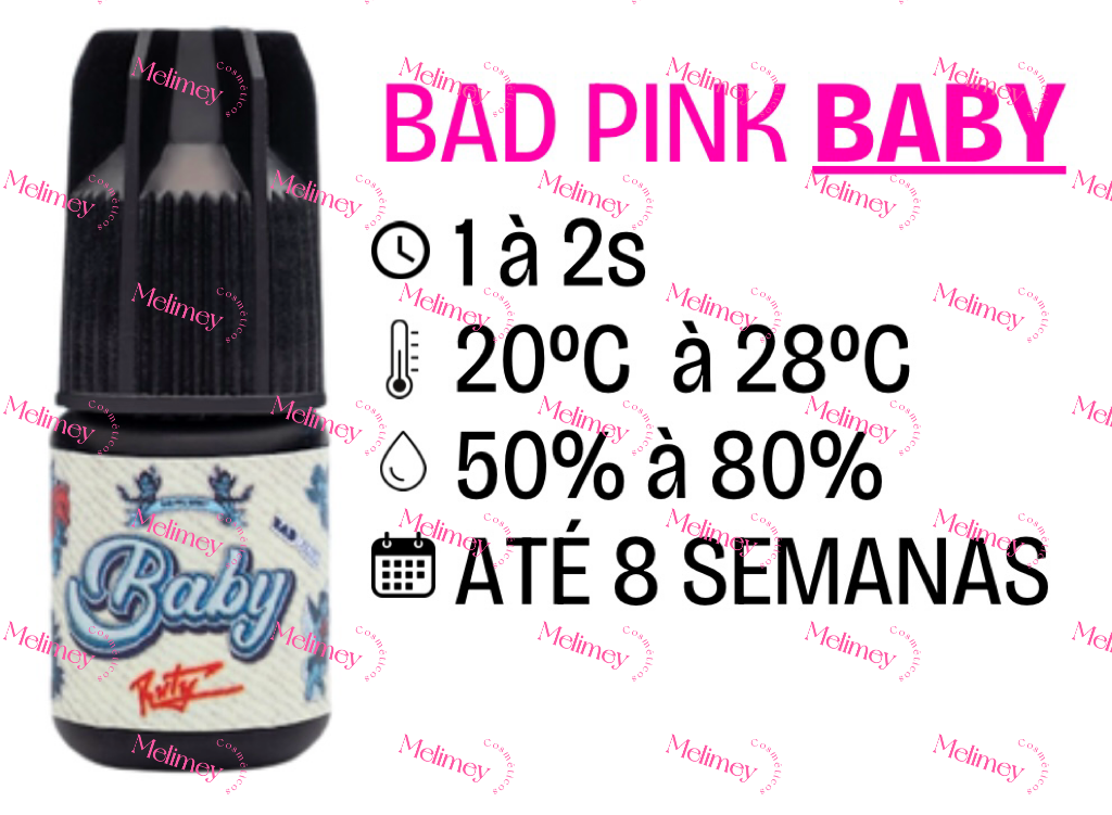 ADESIVO/COLA BAD PINK BABY 3G