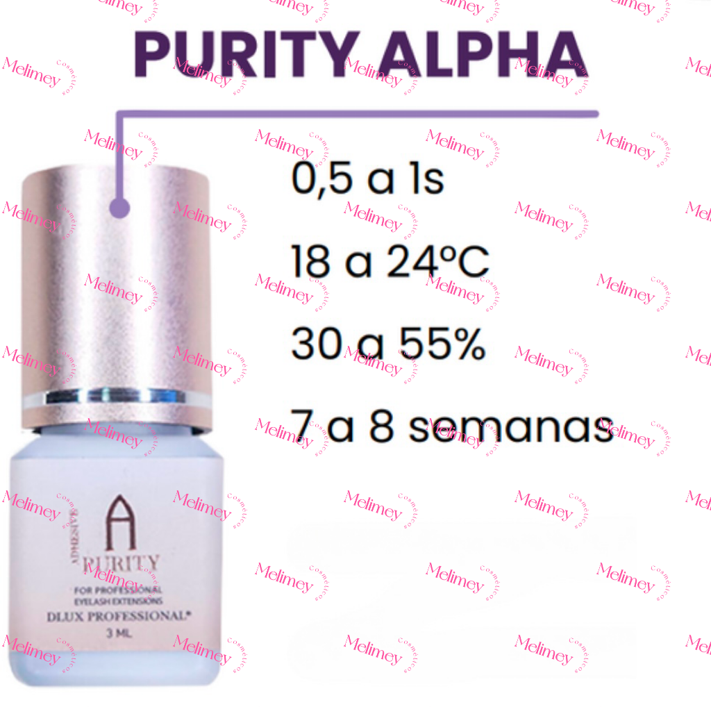 COLA/ADESIVO PURITY ALPHA DLUX PROFESSIONEL 3G