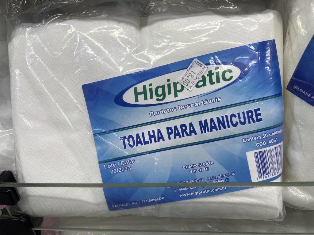 TOALHA MANICURE 50un