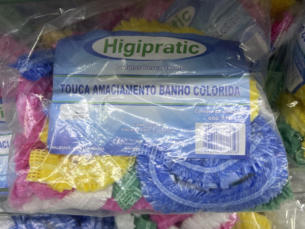 TOUCA AMACIAMENTO BANHO COLORIDA 25UN 